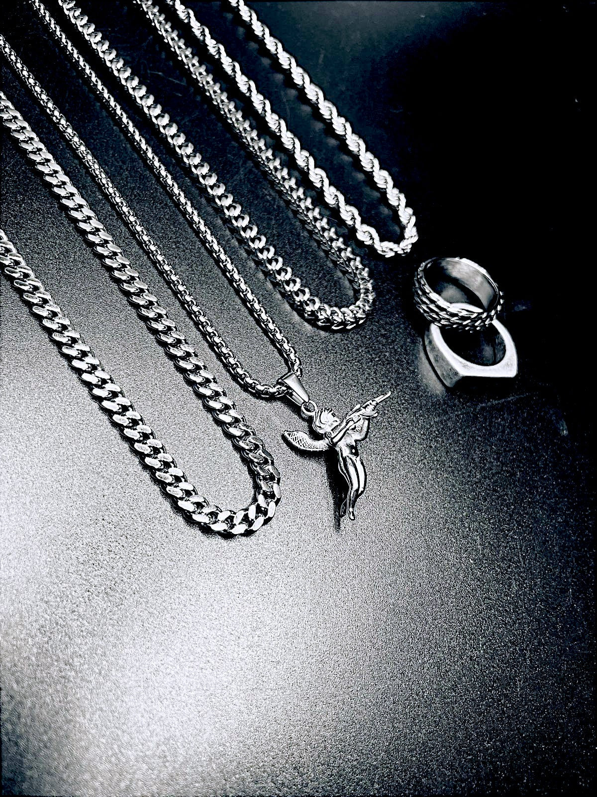 Men's Silver Pendant Necklaces
