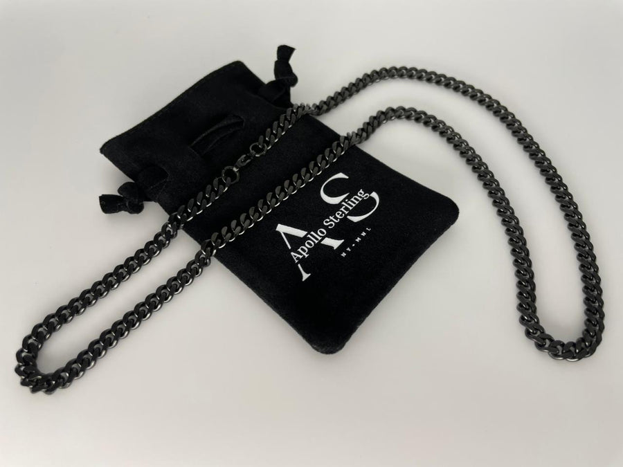 Cuban Chain (Black) 5mm
