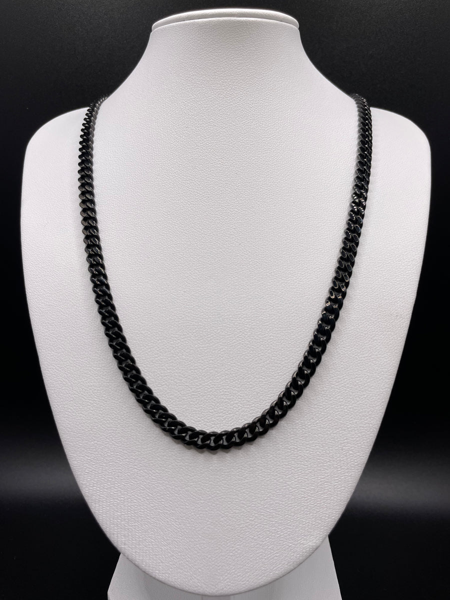 Cuban Chain (Black) 5mm