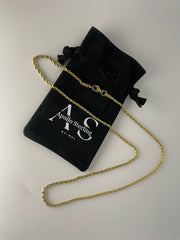 Rope Chain (Gold) 2mm