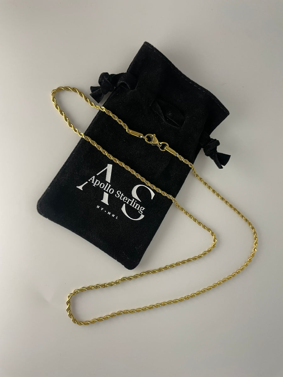 Rope Chain (Gold) 2mm
