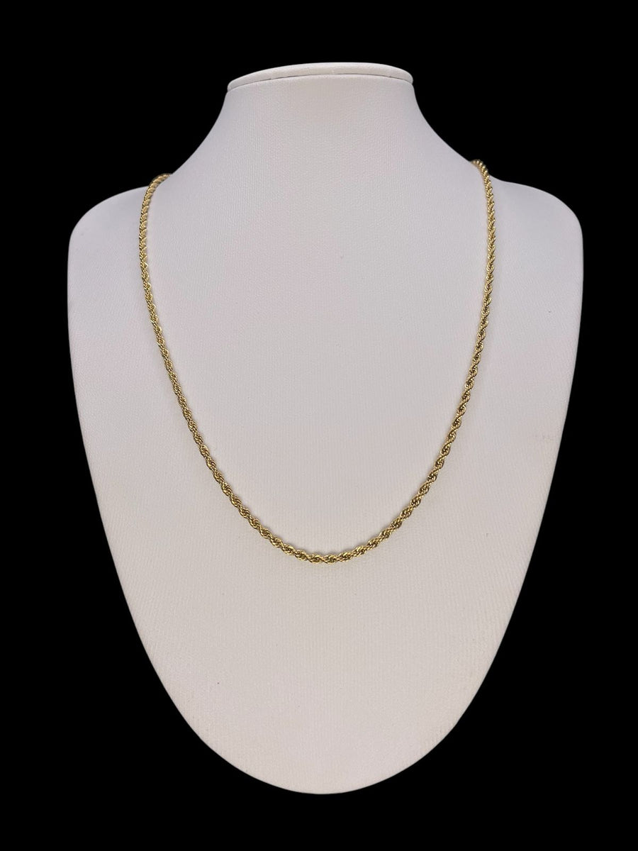 Rope Chain (Gold) 2mm