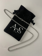 Cuban Chain (Silver) 3mm