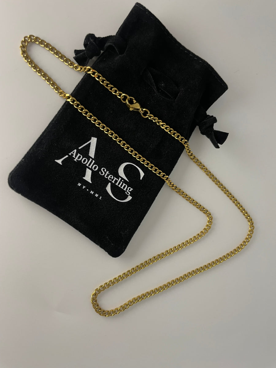 Cuban Chain (Gold) 3mm