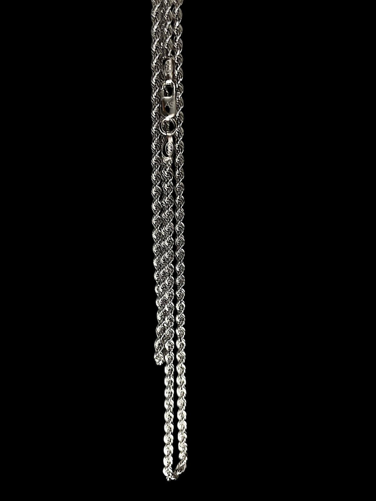 Rope Chain (Sterling Silver) 2mm