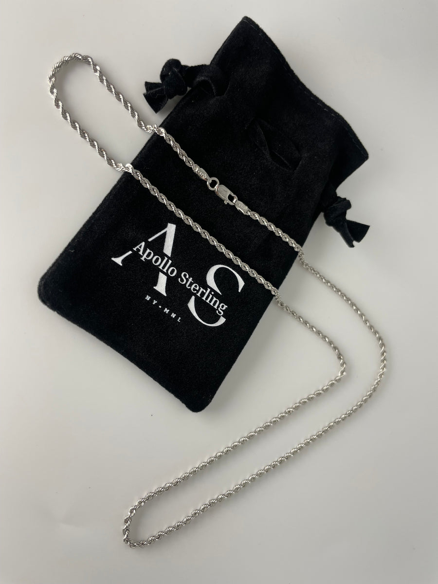 Rope Chain (Sterling Silver) 2mm