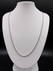 Rope Chain (Sterling Silver) 2mm
