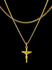 Crucifix Pendant (Gold)