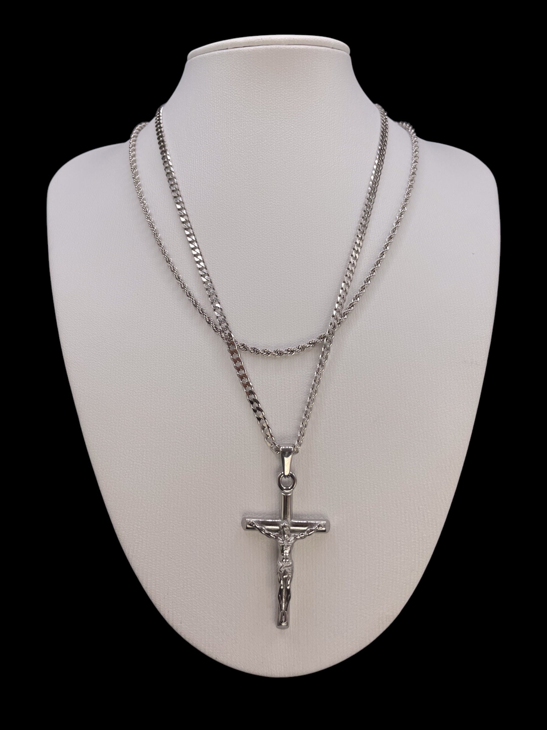 Crucifix Pendant (Silver)