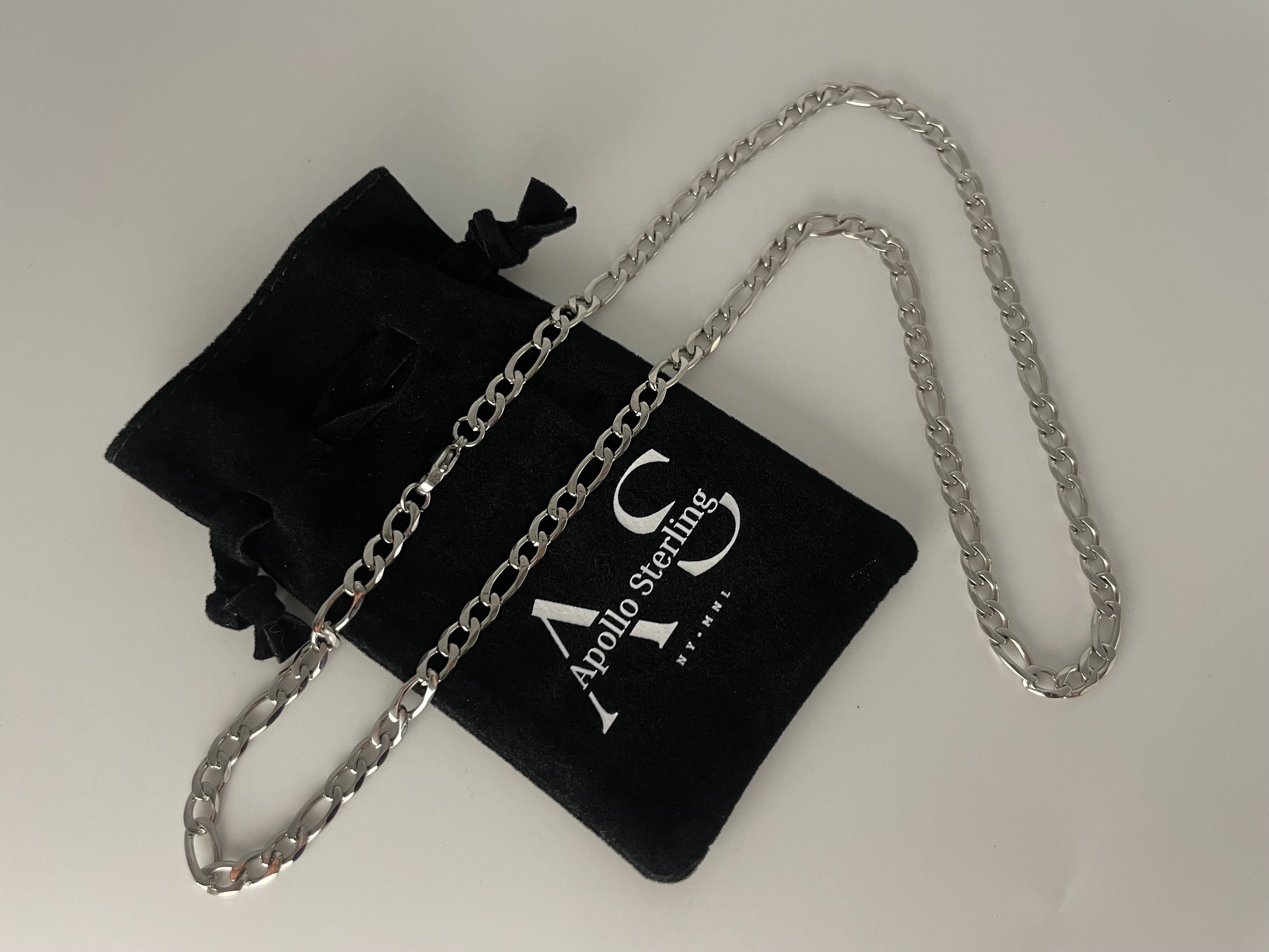 Figaro Chain (Silver) 4mm
