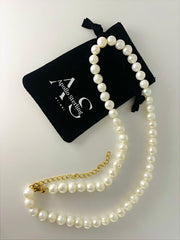 Pearl Necklace (Gold)