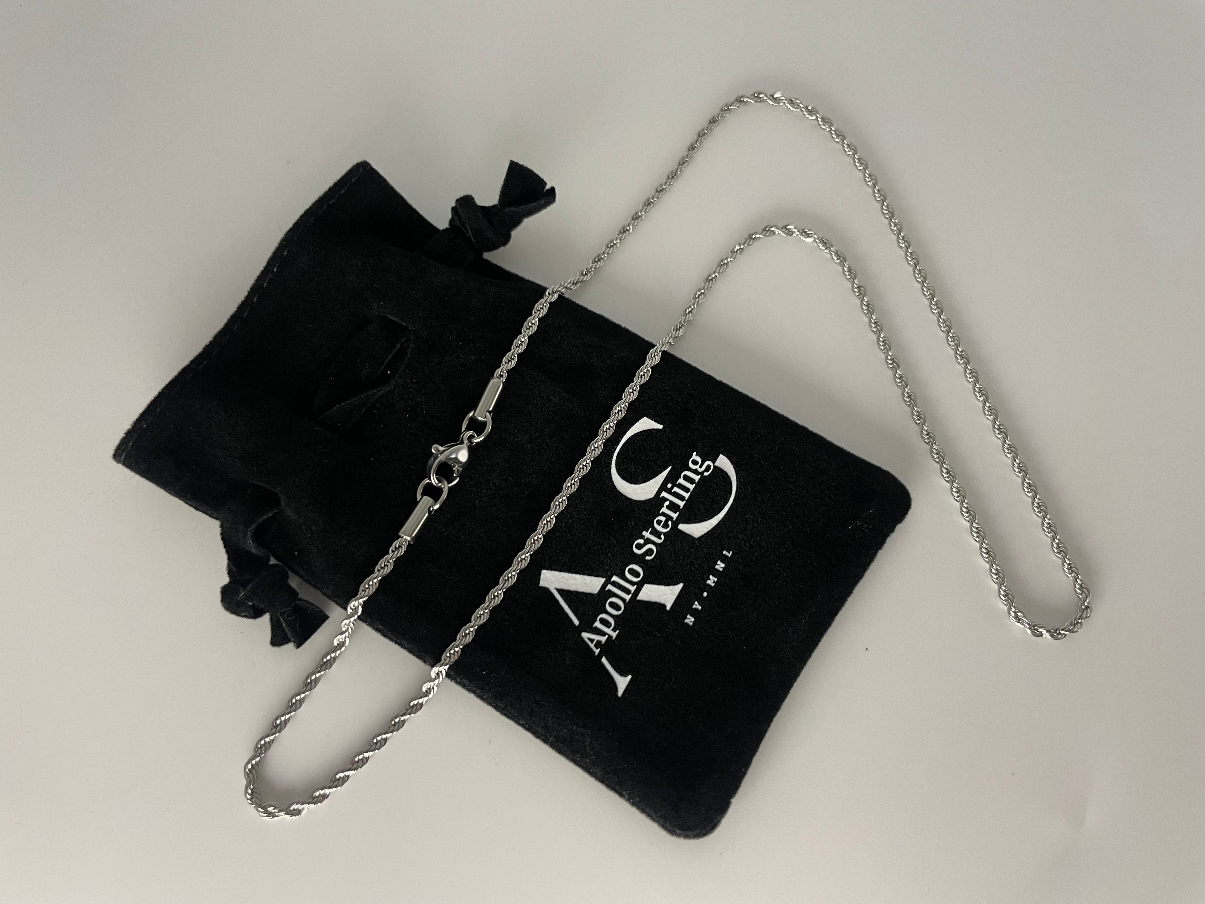 Rope Chain (Silver) 2mm