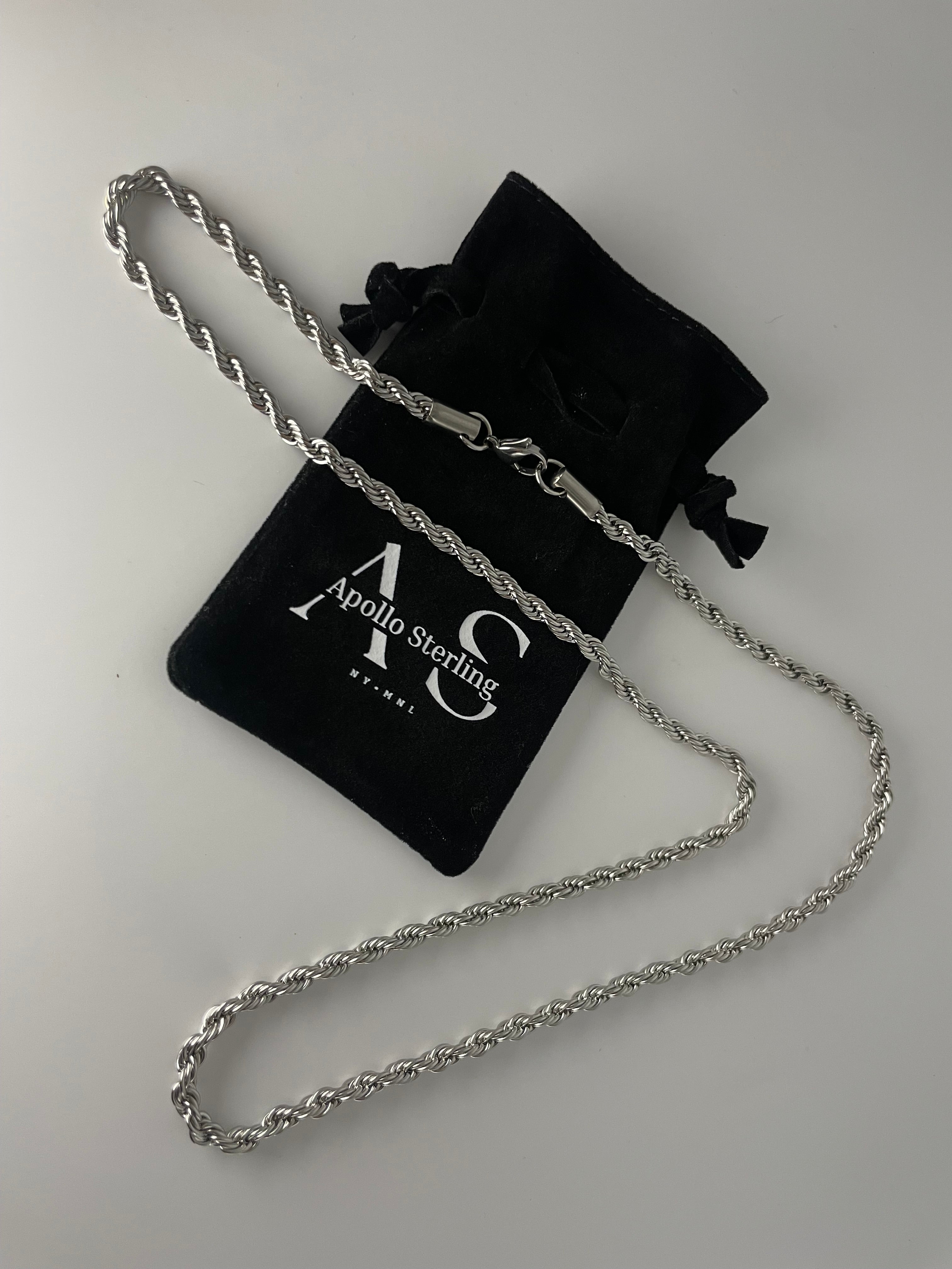 Rope Chain (Silver) 4mm