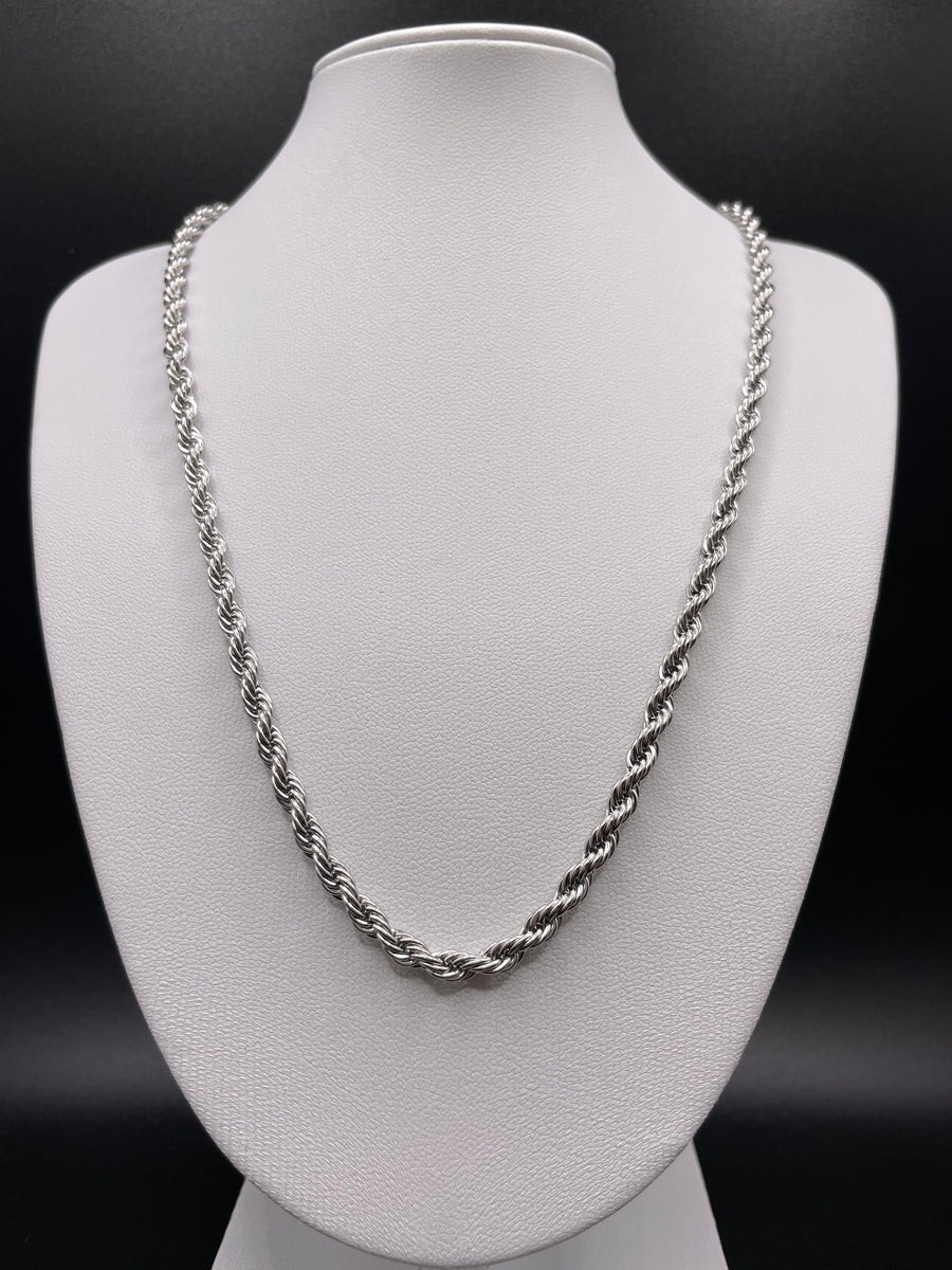 Rope Chain (Silver) 4mm
