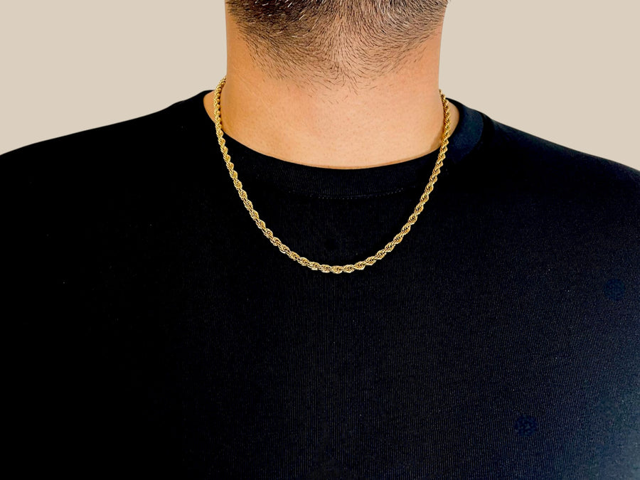 Rope Chain (Gold) 4mm
