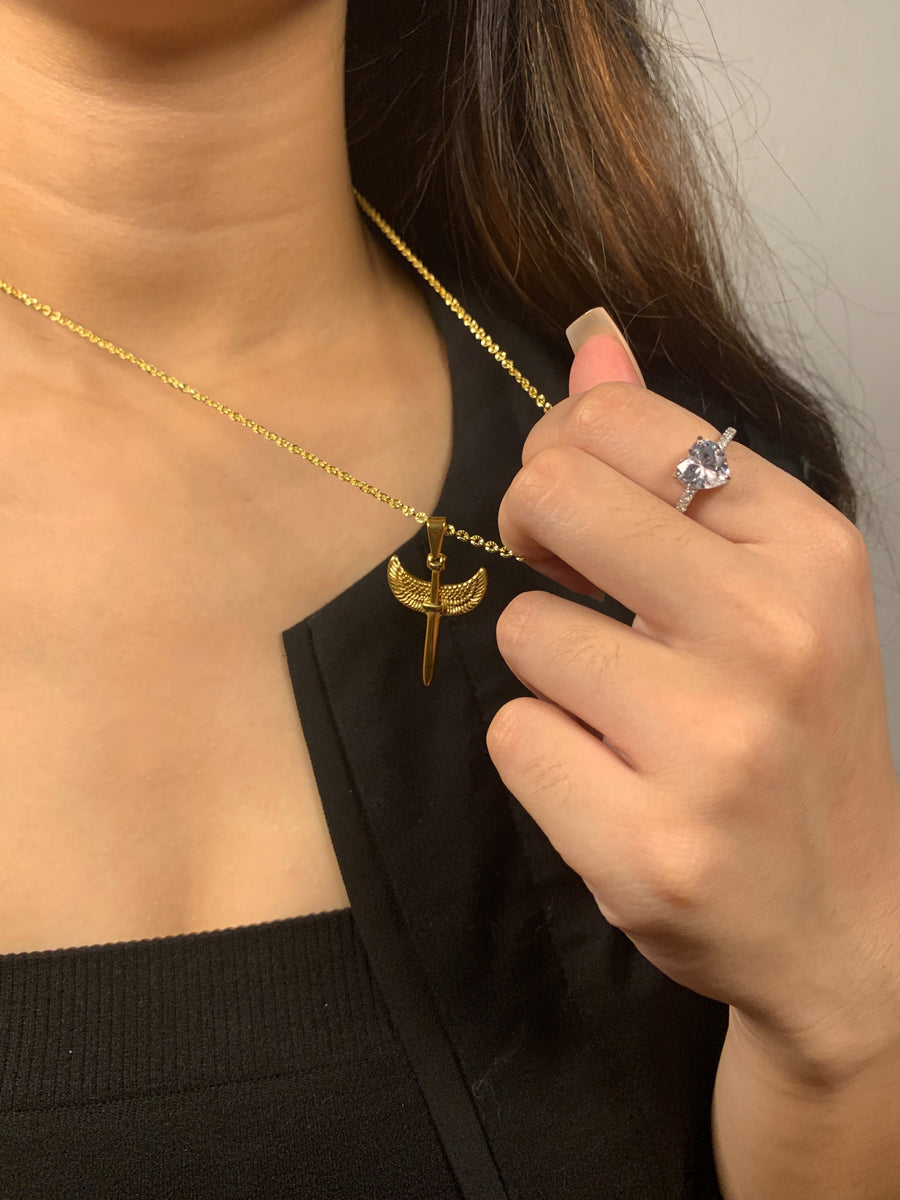 Sunburst Chain 2.1mm (Gold) (925 Sterling Silver)